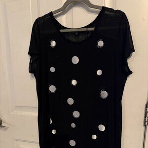 Black/Polka Dot Dress